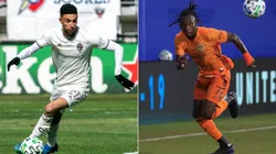 Colorado Rapids vs. Houston Dynamo: Younes Namli of Colorado (left) and Alberth Elis of Houston (Getty).
