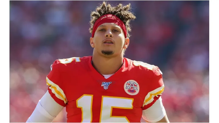 Mahomes signed the largest contract in NFL history. (Getty)
