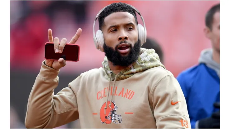 Odell Beckham Jr was all over the news. (Getty)