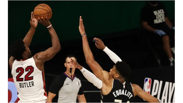 Referees called two controversial fouls at the end of the game. (Getty)