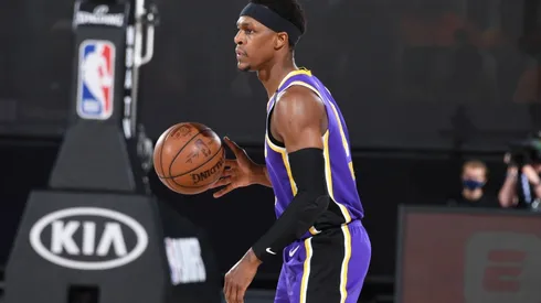 Rondo was out with injuries on his back and thumb. (Getty)