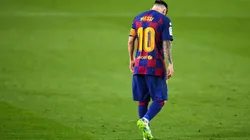 Lionel Messi's future remains in doubt as his father hasn't reached an agreement with Barcelona (Getty).