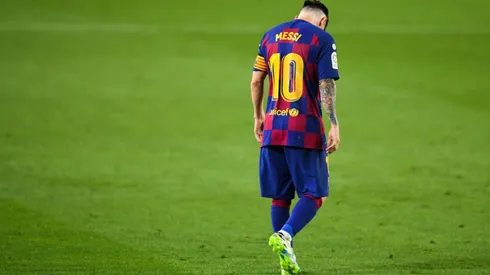 Lionel Messi's future remains in doubt as his father hasn't reached an agreement with Barcelona (Getty).