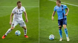 Julian Gressel (left) and Alexander Ring. (Getty)