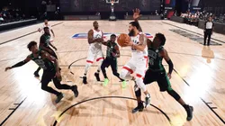 The Celtics lead the series 2-0. (Getty)