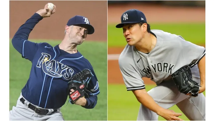 Trevor Richards (left) and Masahiro Tanaka. (Getty)