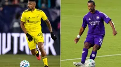 Nashville SC vs. Orlando City SC: Anibal Godoy (left) and Nani. (Getty)