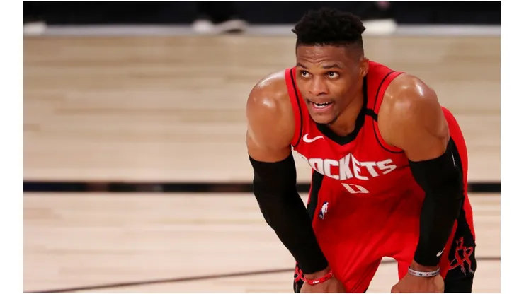 Westbrook missed some games with a quad injury. (Getty)