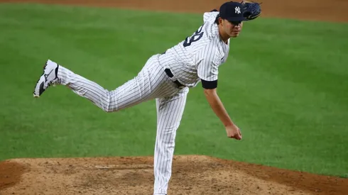 Yajure tossed three scoreless innings for the Yankees. (Getty)