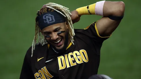 Tatís Jr is leading the NL MVP race. (Getty)