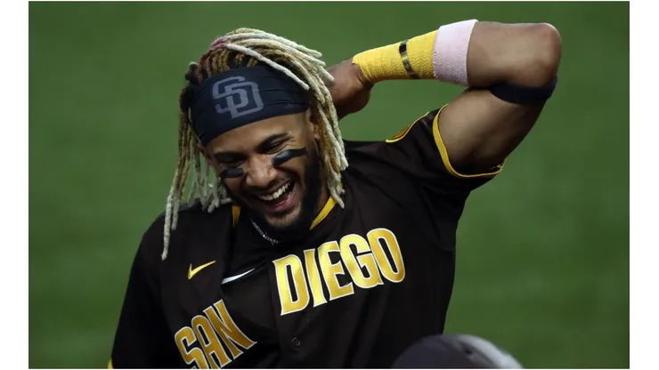Tatís Jr is leading the NL MVP race. (Getty)