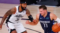 Morris was ejected after a foul on Doncic. (Getty)