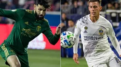 Portland Timbers vs. LA Galaxy: Diego Valeri (left) and Cristian Pavón. (Getty)
