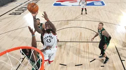 Pascal Siakam struggled against the Celtics. (Getty)