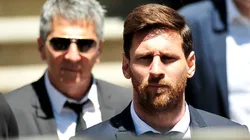 Lionel Messi and his father Jorge (Getty).