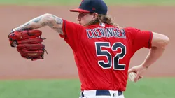 Clevinger was involved in multiple trade rumors. (Getty)