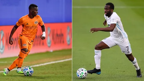 Houston Dynamo vs. Minnesota United: Darwin Quintero (left) and Kevin Molino. (Getty)
