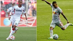 Teal Bunbury and Alejandro Gamarra. (Getty)