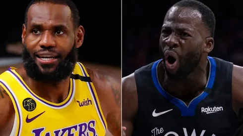 LeBron James and Draymond Green. (Getty)