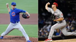 Kyle Hendricks (left) and Tyler Mahle. (Getty)