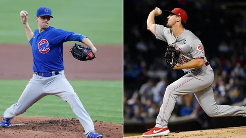 Kyle Hendricks (left) and Tyler Mahle. (Getty)