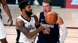 Morris has had a tough time guarding Doncic. (Getty)