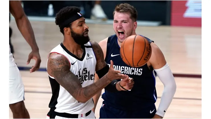 Morris has had a tough time guarding Doncic. (Getty)