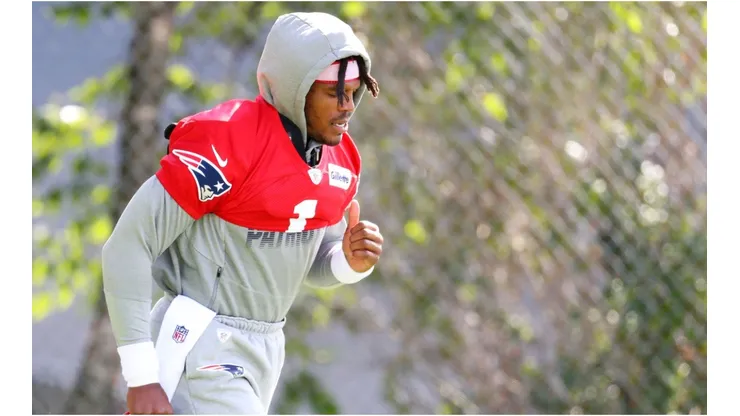 Newton joined the Patriots on a one-year deal. (Getty)