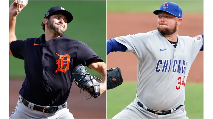 Michael Fulmer (Left) and Jon Lester. (Getty)