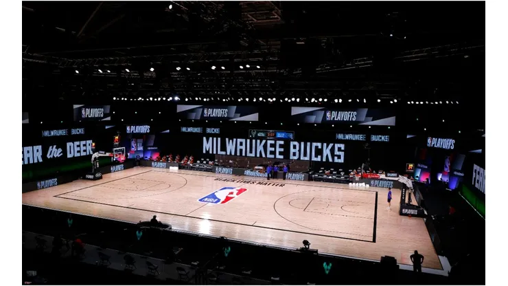 The Bucks didn't show up to the game. (Getty)