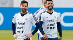 Argentina superstars Lionel Messi and Sergio Kun Agüero are good friends (Getty).