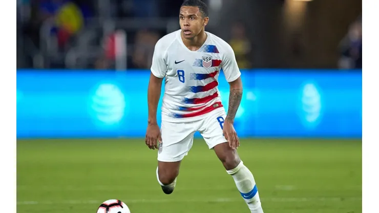 Weston McKennie with the U.S. Men's National Team (Getty).
