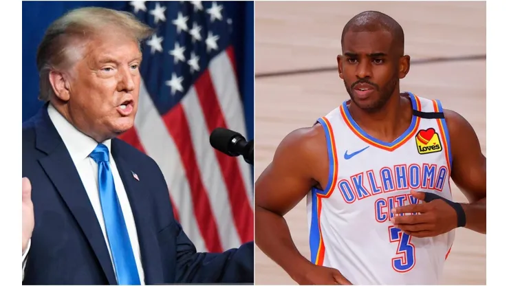 Chris Paul shared a message after beating the Houston Rockets. (Getty)