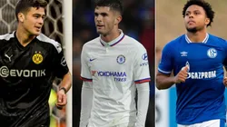 Giovanni Reyna, Christian Pulisic, and Weston McKennie all hit milestones in their past Euro club season (Getty).