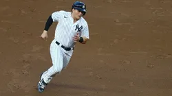 Luke Voit of the New York Yankees runs the bases after a home run. (Getty)