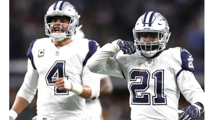 Ezekiel Elliott and Dak Prescott will lead the Cowboys' offense again in 2020. (Getty)