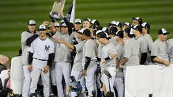 New York Yankees celebrate their 27th World Series title. (Getty)