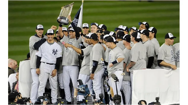 New York Yankees celebrate their 27th World Series title. (Getty)