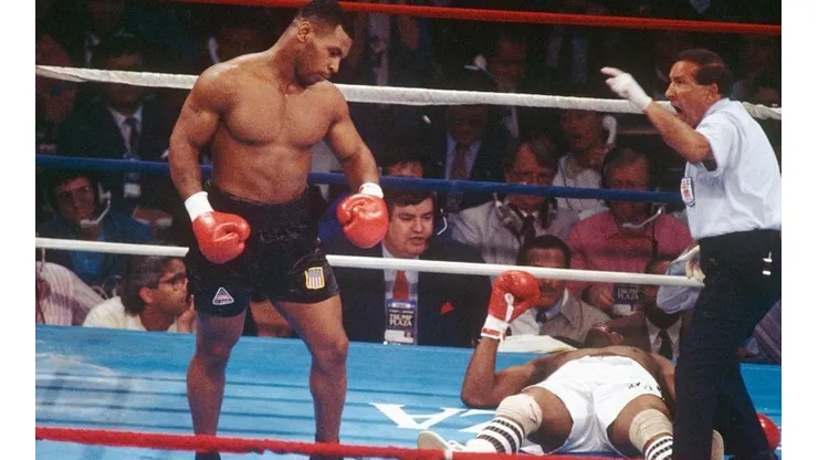 Mike Tyson recorded 44 knockouts in his career. (Getty)