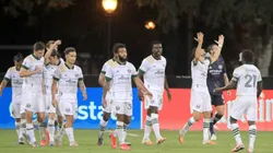 Portland Timbers players celebrating. (Getty)