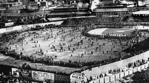 1903 World Series: Pittsburgh Pirates vs. Boston Americans. (Getty)