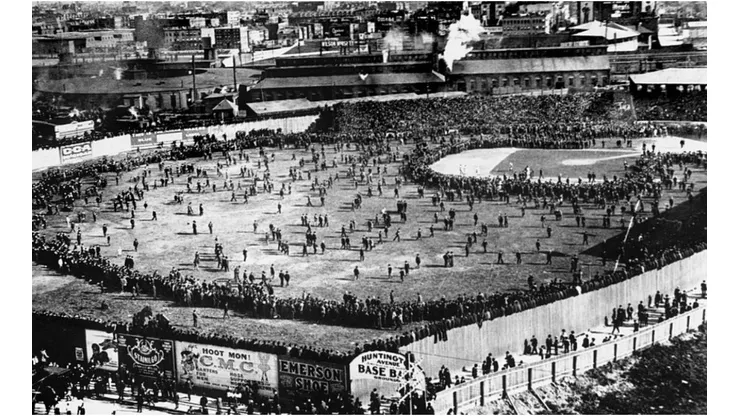 1903 World Series: Pittsburgh Pirates vs. Boston Americans. (Getty)