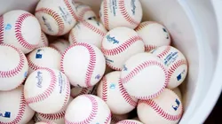 MLB official baseballs. (Getty)