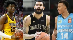 Daniel Otoru, Grant Riller & RJ Hampton. (Getty)