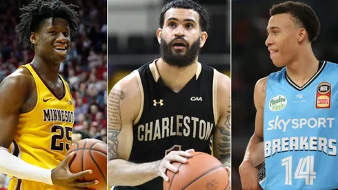 Daniel Otoru, Grant Riller & RJ Hampton. (Getty)