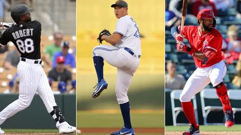 Luis Robert, Nate Pearson & Jo Adell. (Getty)