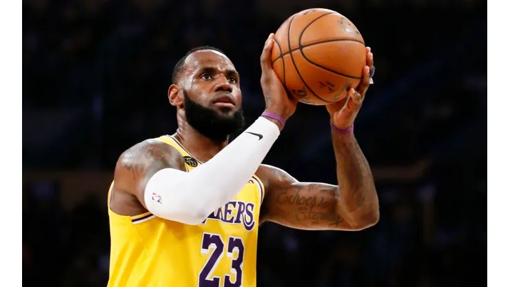 LeBron James of Los Angeles Lakers (Getty).
