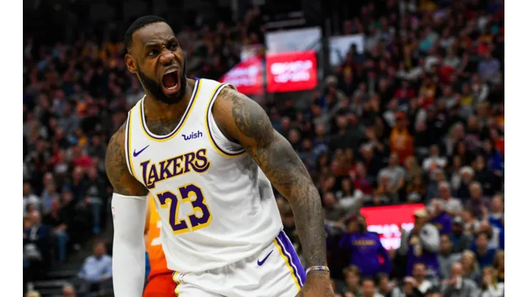 LeBron James of Los Angeles Lakers (Getty).