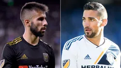 Diego Rossi of Los Angeles FC and Sebastian Lletget of Los Angeles Galaxy (Getty).