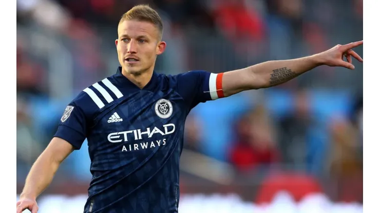 Alexander Ring of New York City FC during the first half of an MLS game against Toronto FC (Getty).